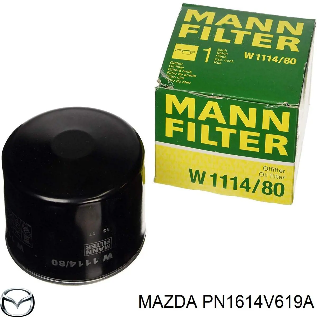 Масляний фільтр двигуна Mazda PN1614V619A ціна, від 5.70 USD