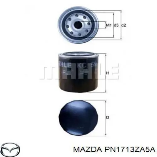 Паливний фільтр PN1713ZA5A Mazda