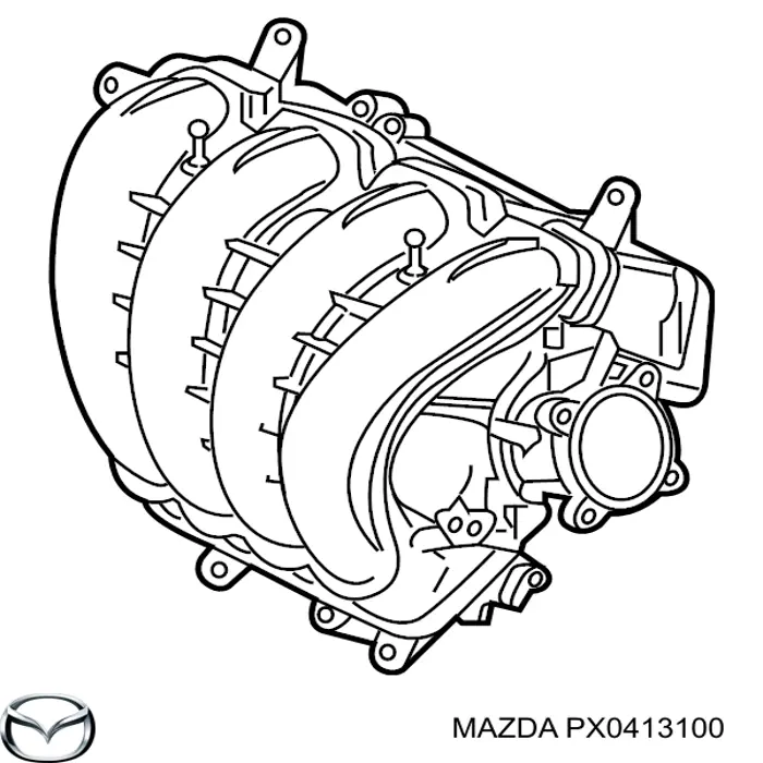 PX0413100 Mazda Колектор впускний