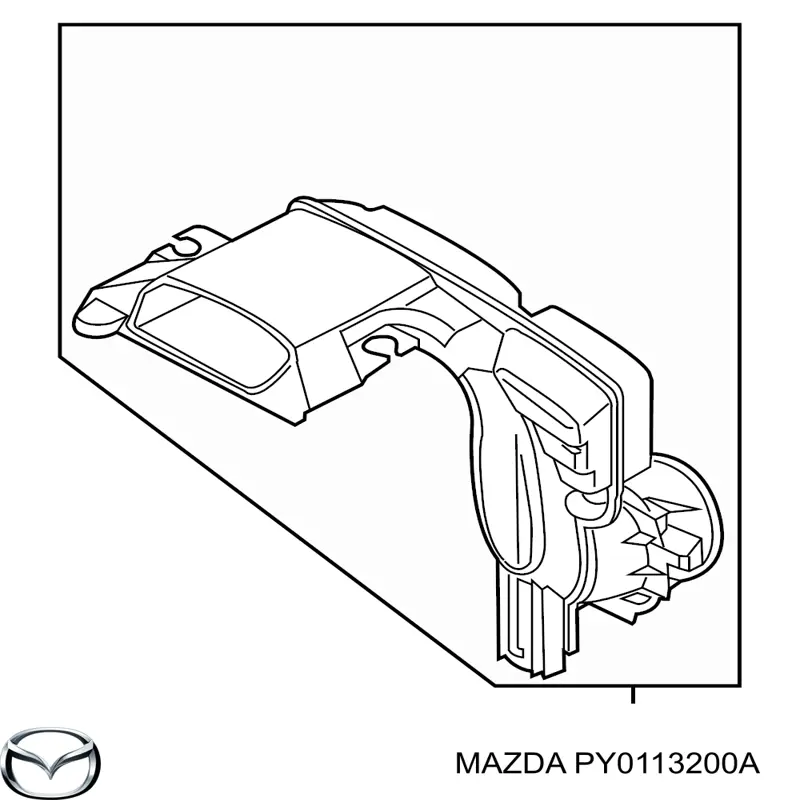 PY0113200A Mazda Повітрозабірник повітряного фільтра