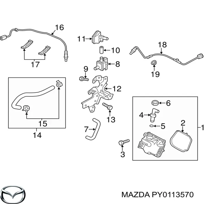 Масловіддільник Mazda 6 (GJ, GL) (Мазда 6)