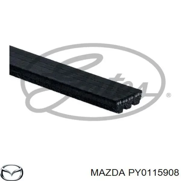 PY0115908 Mazda ремінь приводний, агрегатів