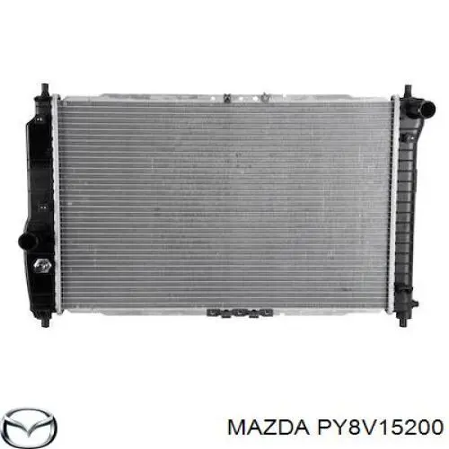 Радіатор охолодження двигуна на Mazda CX-9 TC