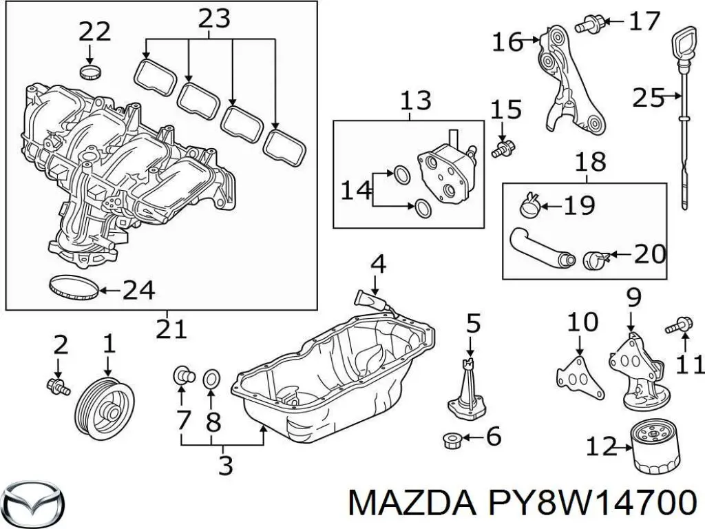  PY8W14700 Mazda