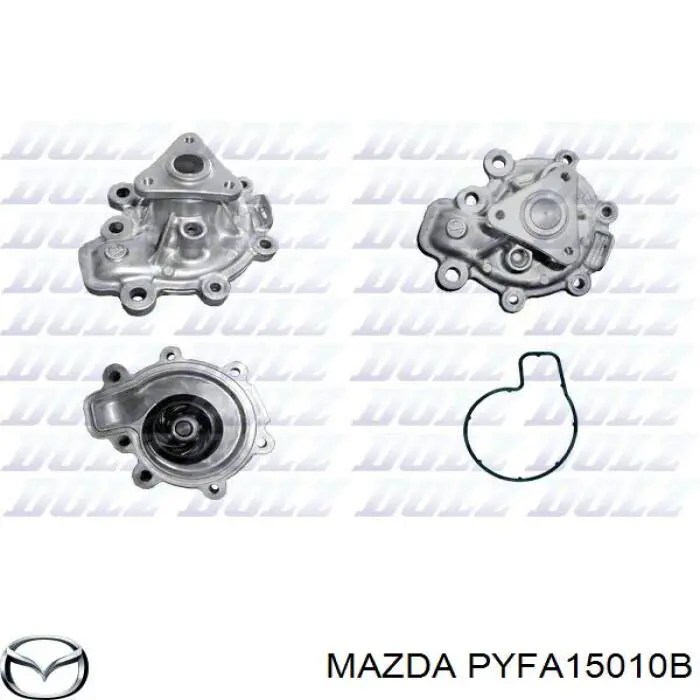  Помпа водяна, (насос) охолодження Mazda CX-5 