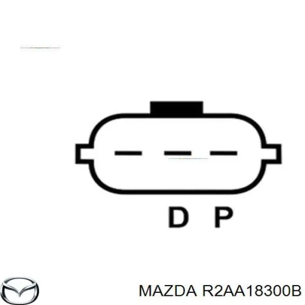 Купити R2AA18300B Mazda Генератор