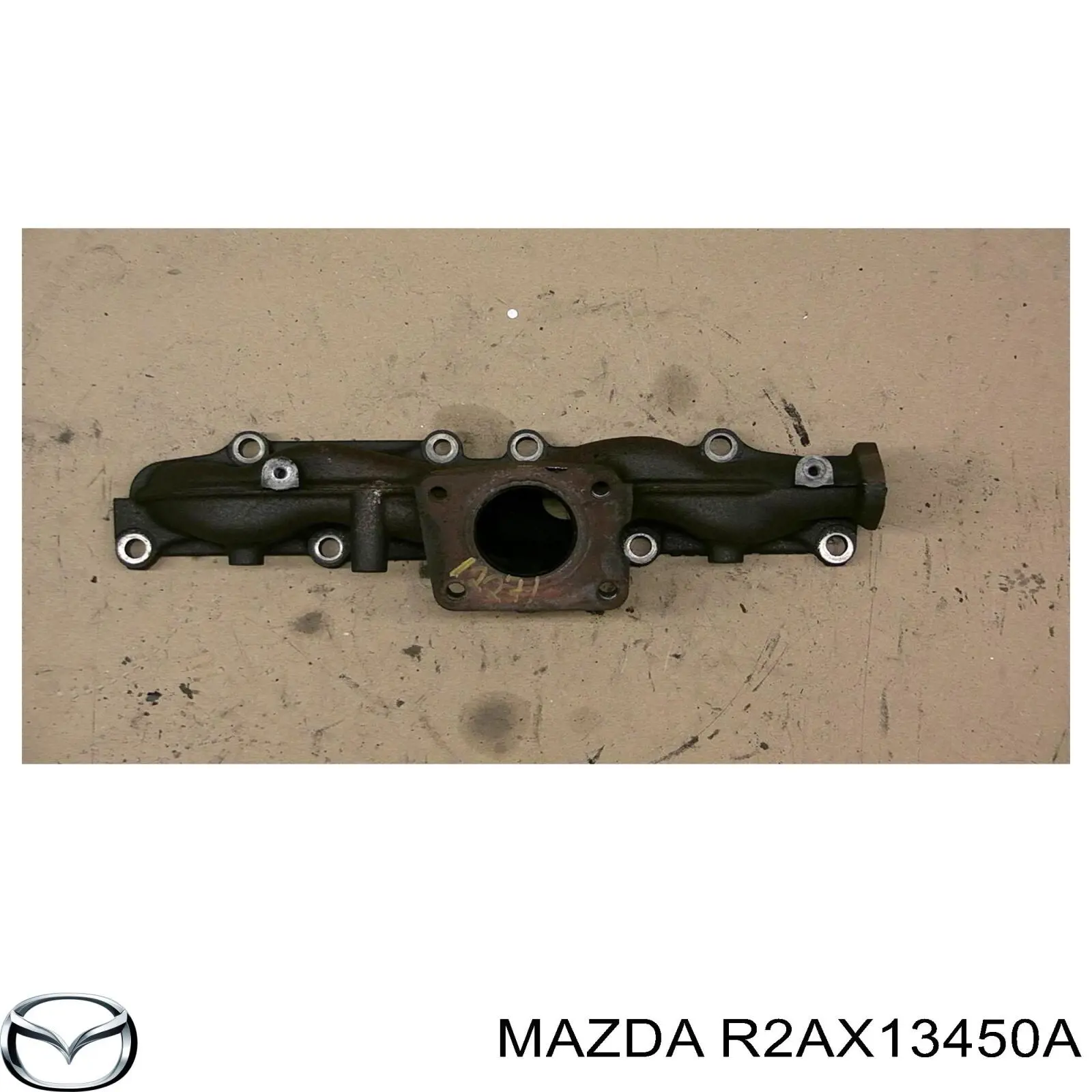 Газопроводи (колектор випускний) Mazda R2AX13450A ціна, від 23.25 USD