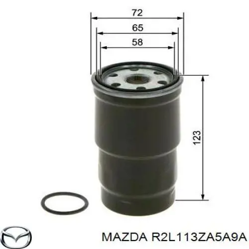 R2L113ZA5A9A Mazda фільтр паливний