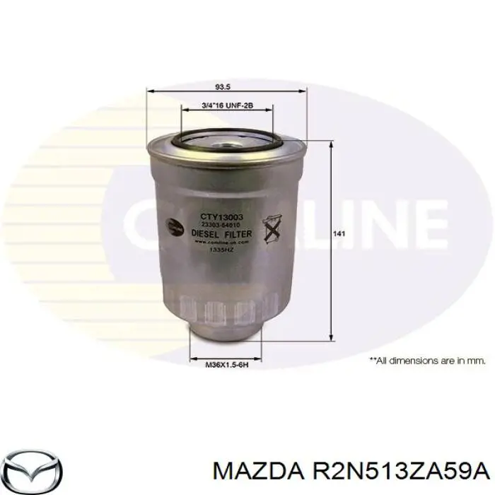 Фільтр тонкого очищення палива Mazda R2N513ZA59A ціна, від 12.35 USD