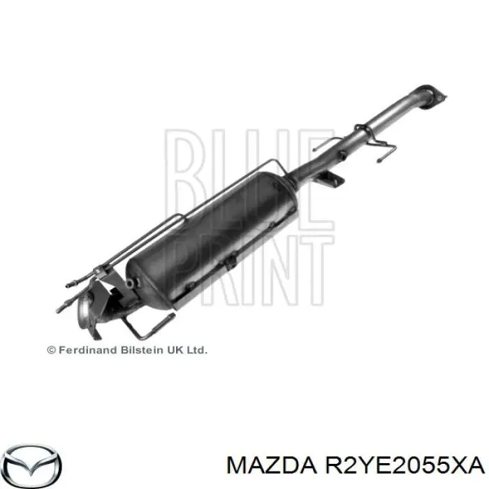 Купити R2YE2055XA Mazda Глушник, передня частина