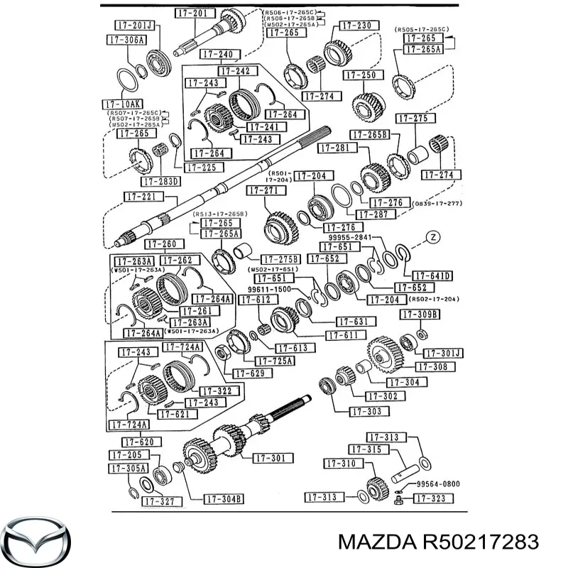  Mazda R50217283 ціна, від 30.76 USD