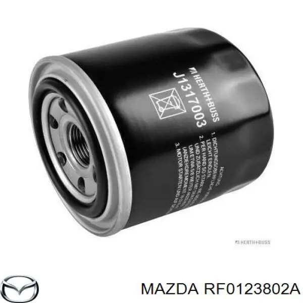 Масляний фільтр двигуна Mazda RF0123802A ціна, від 5.50 USD