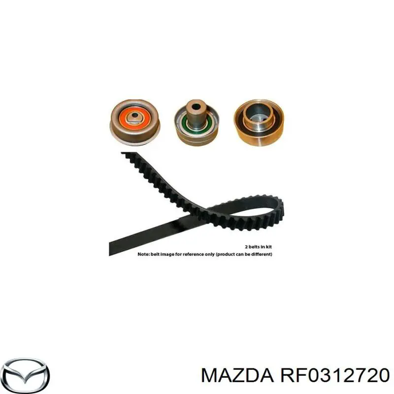 Ролик натягувача ременя ПНВТ Mazda RF0312720 ціна, від 12.65 USD