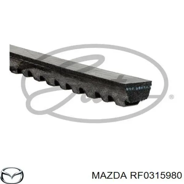 Клиновий ремінь Mazda RF0315980 ціна, від 5.29 USD