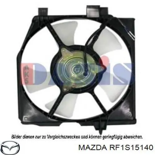 Купити RF1S15140 Mazda Вентилятор/крильчатка радіатора охолодження