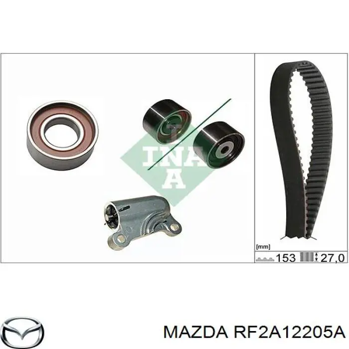 Купити RF2A12205A Mazda Ремінь газорозподільного механізму