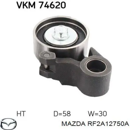 Натягувач ременя ГРМ Mazda RF2A12750A ціна, від 65.21 USD