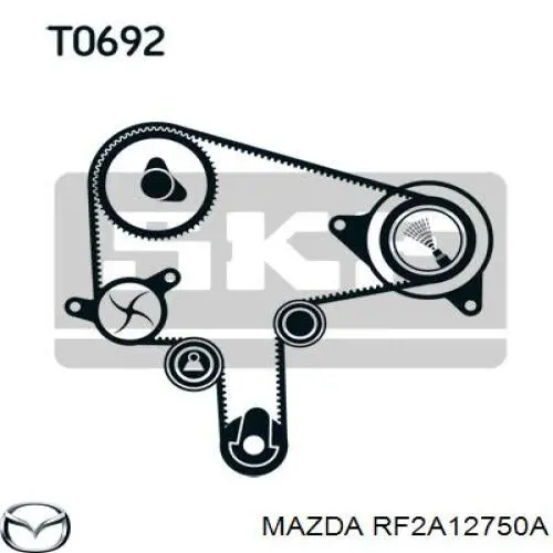 Натягувач ременя ГРМ Mazda 323 F 6 (BJ) (Мазда 323)