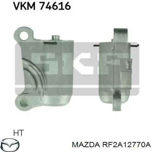 Ролик натяжителя ременя газорозподілу Mazda RF2A12770A ціна, від 22.80 USD