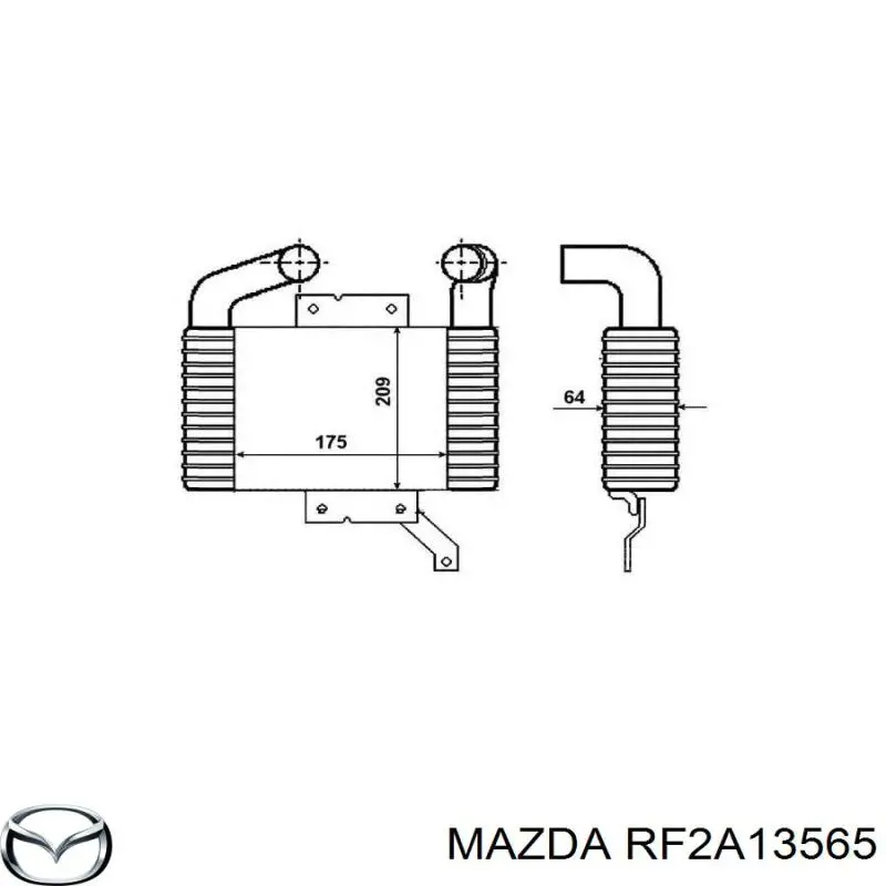 Купити Інтеркулер Mazda 626 V GF