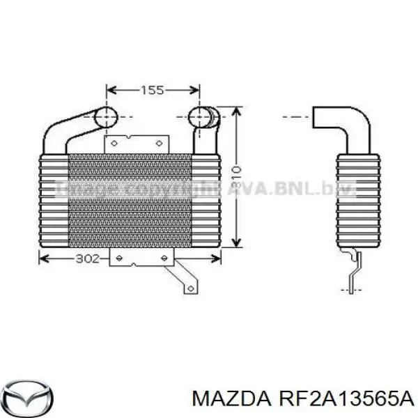  Інтеркулер Mazda 626 5