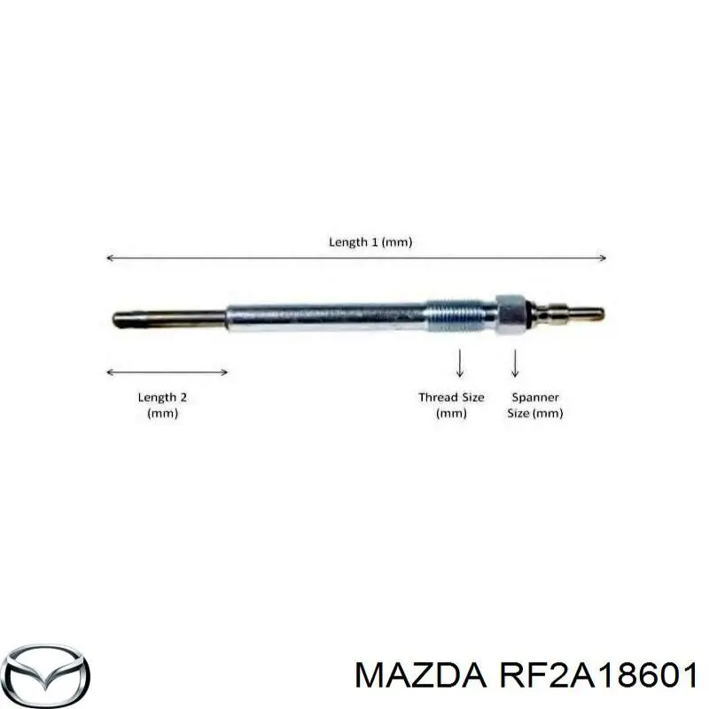 Купити RF2A18601 Mazda Свічка накалу