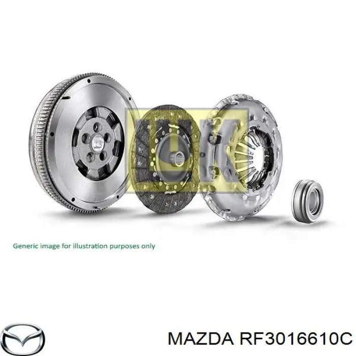 RF3016610C Mazda маховик двигуна