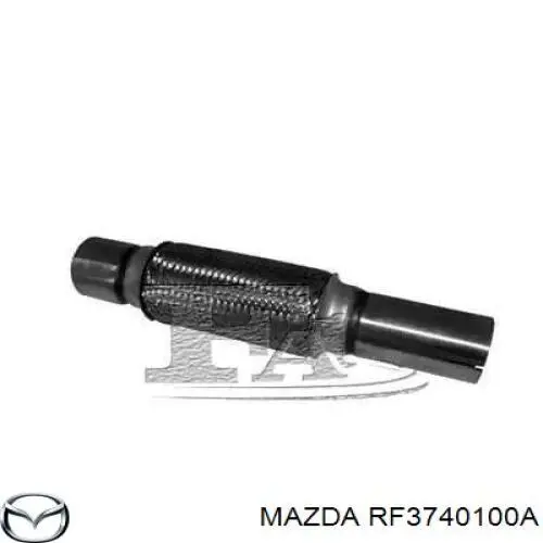 Глушник, задня частина RF3740100A Mazda