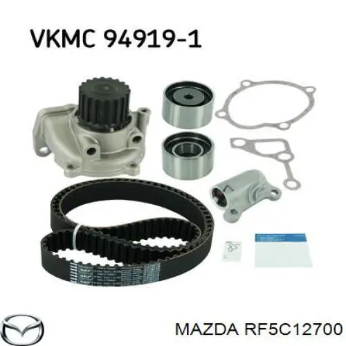 Ролик натяжителя ременя газорозподілу Mazda RF5C12700 ціна, від 11.98 USD