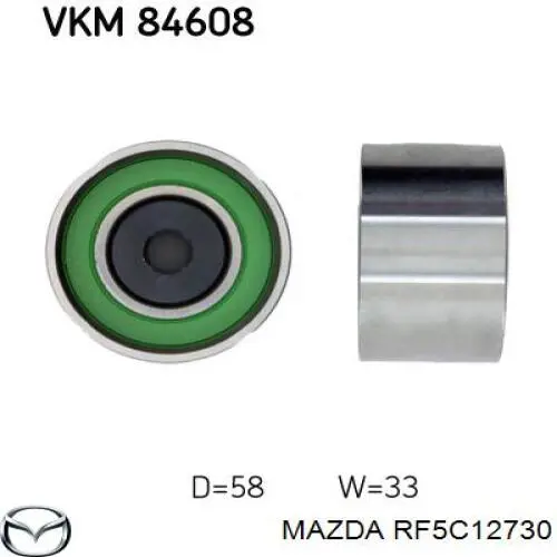 Ролик ременя ГРМ, паразитний Mazda RF5C12730 ціна, від 13.09 USD