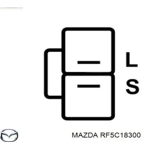 Купити RF5C18300 Mazda Генератор