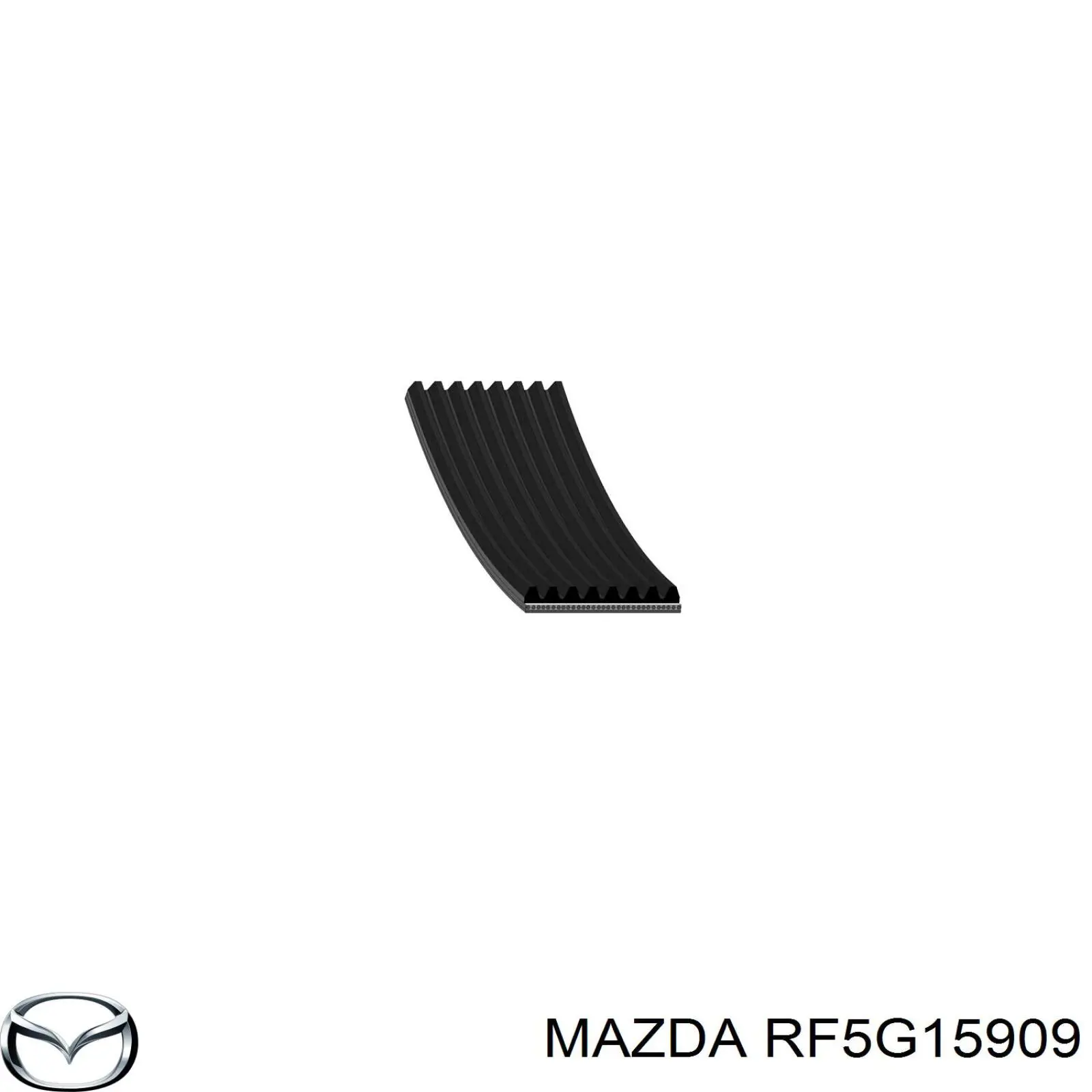 RF5G15909 Mazda Поліклиновий ремінь