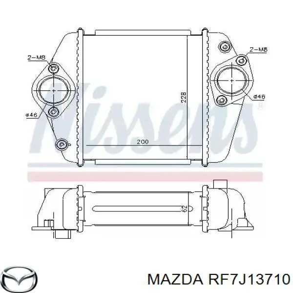 Прокладка турбіни вихлопних газів, впуск на Mazda 3 (BK12)