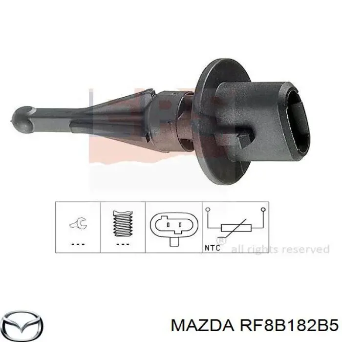 RF8B182B5 Mazda Датчик температури повітряної суміші