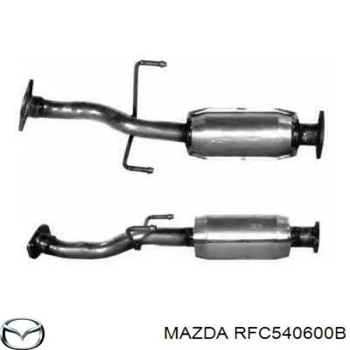 Глушник, центральна частина RFC540600B Mazda
