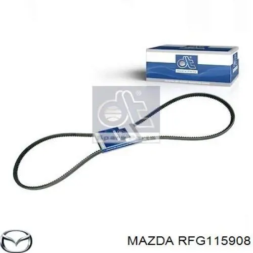 Клиновий ремінь Mazda RFG115908 ціна, від 4.16 USD