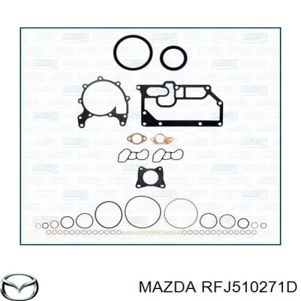 RFJ510271D Mazda прокладка головки блока циліндрів (гбц)