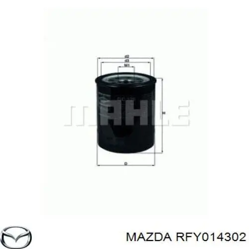 Фільтр масляний Mazda RFY014302