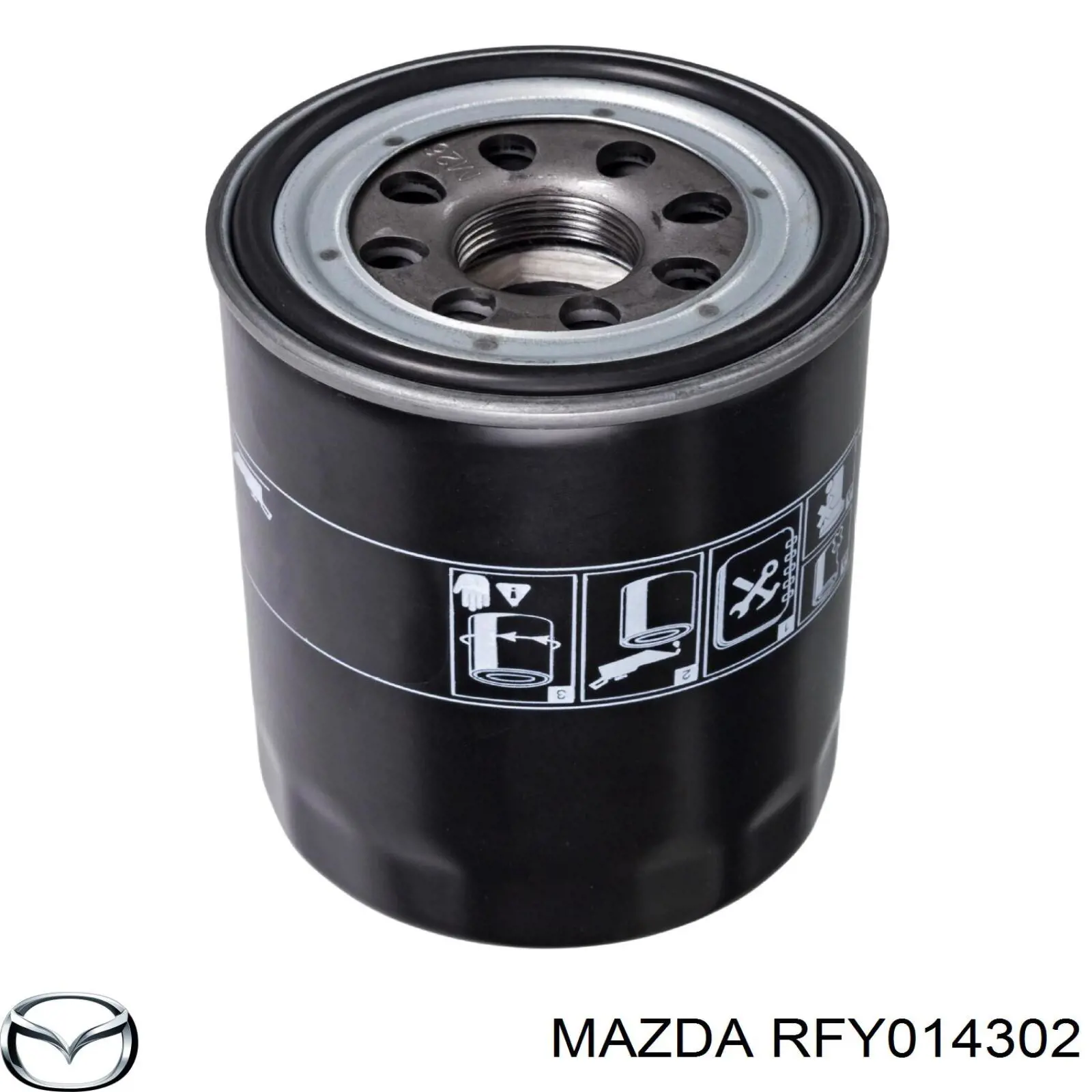 Масляний фільтр RFY014302 Mazda