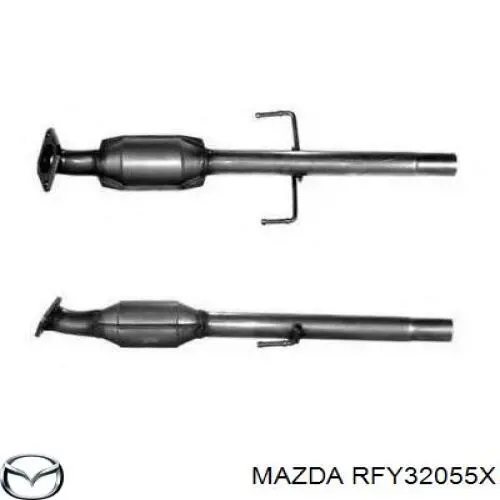 RFY32055X Mazda Каталітичний нейтралізатор відпрацьованих газів