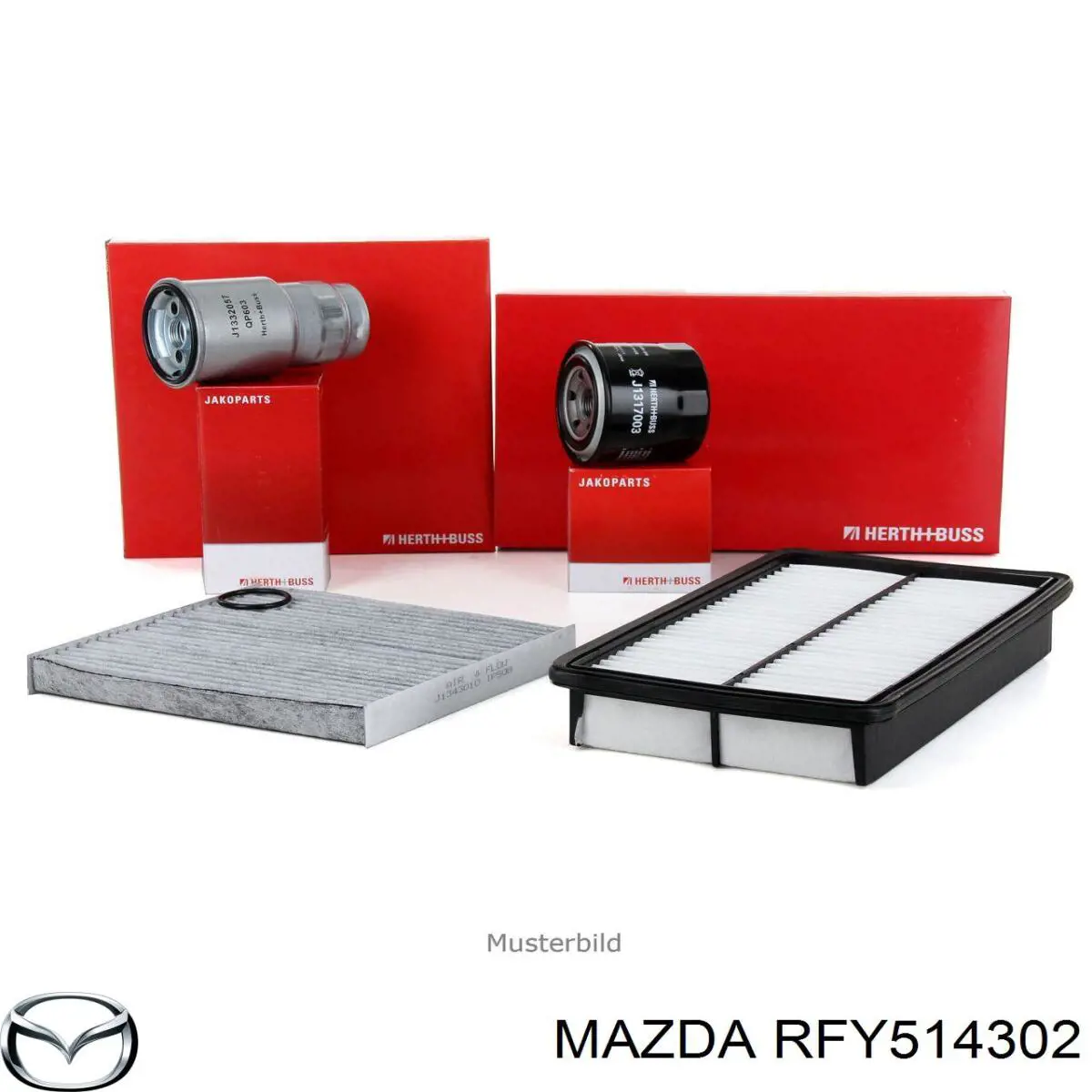 Масляний фільтр RFY514302 Mazda