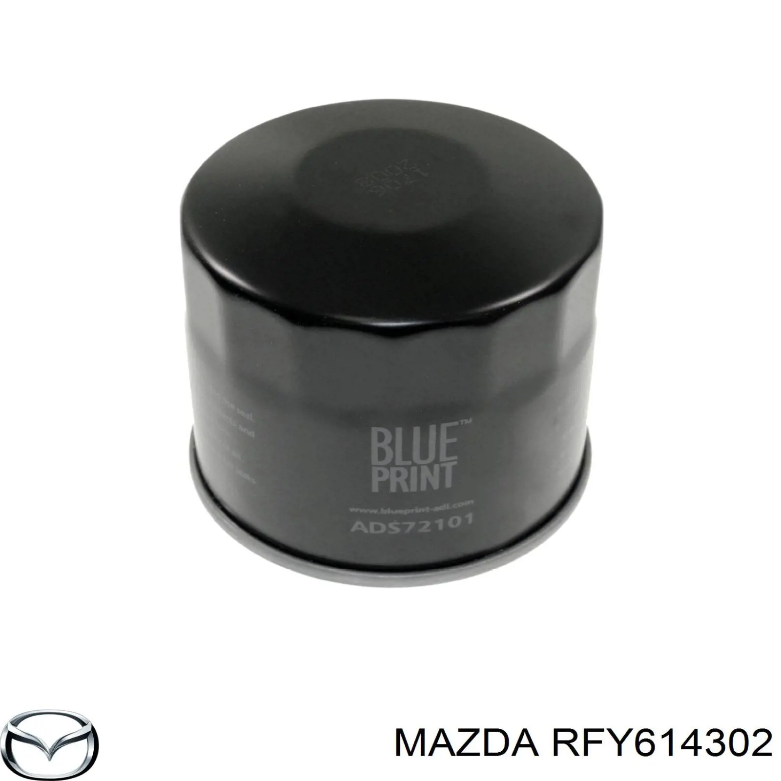 Масляний фільтр двигуна Mazda RFY614302 ціна, від 5.26 USD