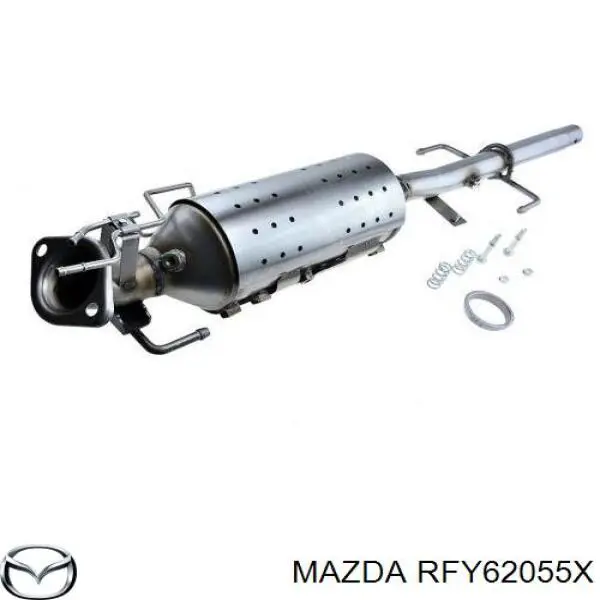 RFY62055X Mazda Каталітичний нейтралізатор відпрацьованих газів
