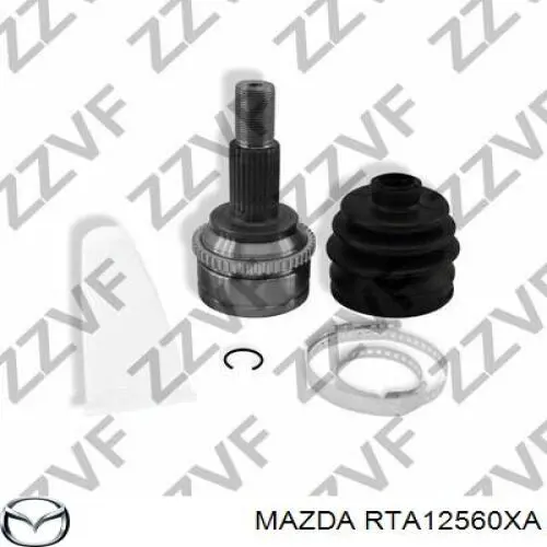 Піввісь задня, ліва Mazda RTA12560XA ціна, від 76.85 USD