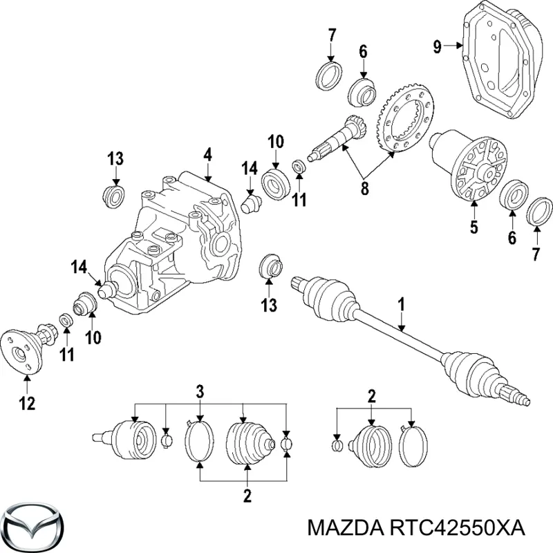 RTC42550XA Mazda 