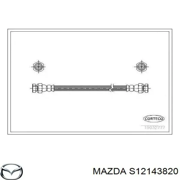 Купити TF337 Japan Parts Шланг гальмівний задній