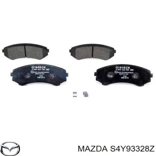 Передні тормозні колодки S4Y93328Z Mazda