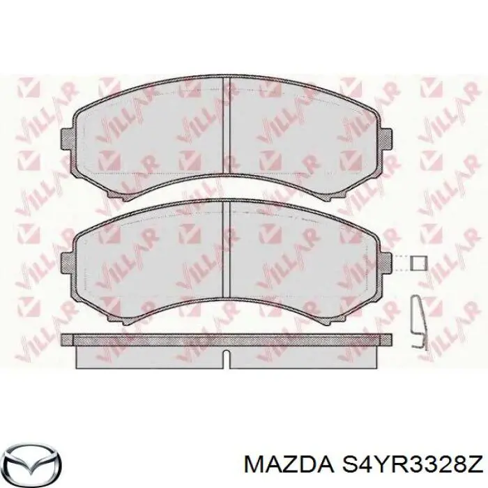 S4YR3328Z Mazda колодки гальмівні передні, дискові