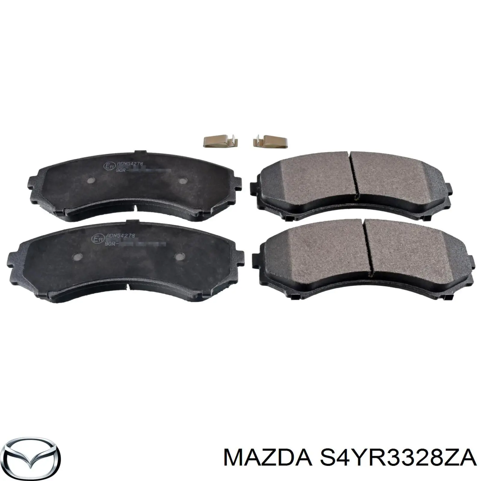 Купити S4YR3328ZA Mazda Колодки гальмівні передні, дискові