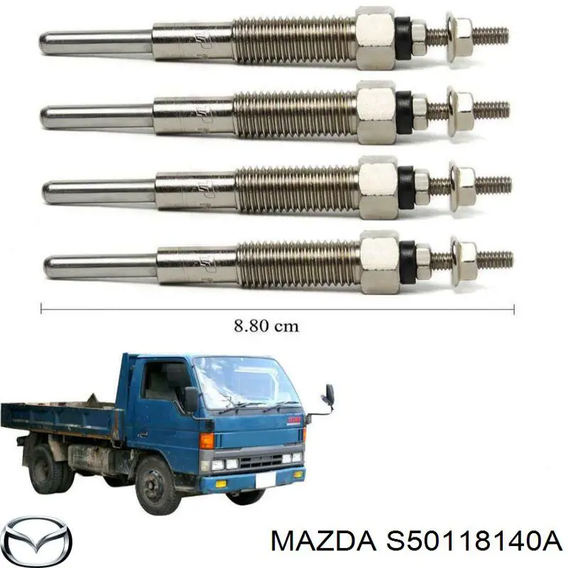 Свіча накалу Mazda S50118140A ціна, від 6.75 USD